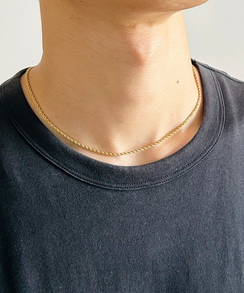 BEATJIVE（ビートジャイブ）の「ショートチェーン ネックレス サージカルステンレス シルバー ゴールド メンズ レディース（ネックレス・メンズ・ゴールド系その他2/シルバー/シルバー系その他2/ゴールド/シルバー系その他/ゴールド系その他/ゴールド系その他3/シルバー系その他3/シルバー系その他4/シルバー系その他5/シルバー系その他7/ゴールド系その他7・FREE）」の11枚目の写真