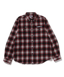 A BATHING APE チェック柄シャツ A BATHING APE(アベイシングエイプ) heavy cotton check shirt