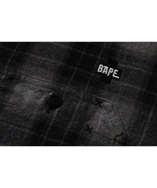 FLANNEL CHECK TACTICAL SHIRT（シャツ/ブラウス）｜A BATHING APE（ア