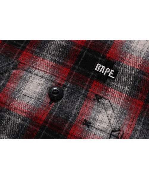 FLANNEL CHECK TACTICAL SHIRT（シャツ/ブラウス）｜A BATHING APE（ア