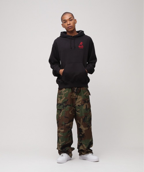 AVIREX（アヴィレックス）の「FLYING TIGER PULLOVER PARKA / フライングタイガー プルオーバーパーカー / AVIREX / アヴィレックス（パーカー・メンズ・グレー/ブラック/オレンジ・MEDIUM/LARGE/X-LARGE/XX-LARGE）」の9枚目の写真