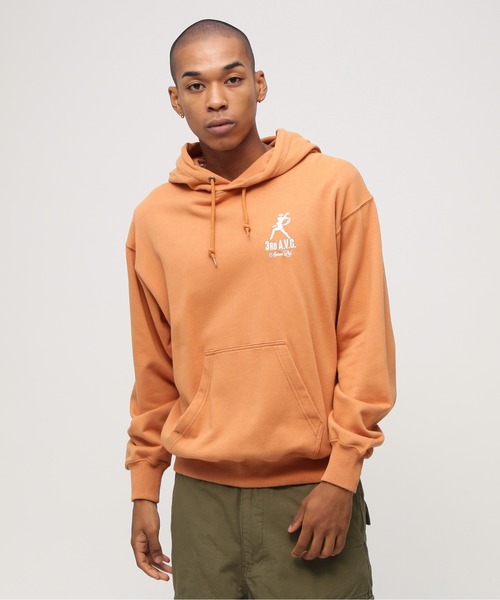 AVIREX（アヴィレックス）の「FLYING TIGER PULLOVER PARKA / フライングタイガー プルオーバーパーカー / AVIREX / アヴィレックス（パーカー・メンズ・グレー/ブラック/オレンジ・MEDIUM/LARGE/X-LARGE/XX-LARGE）」の20枚目の写真