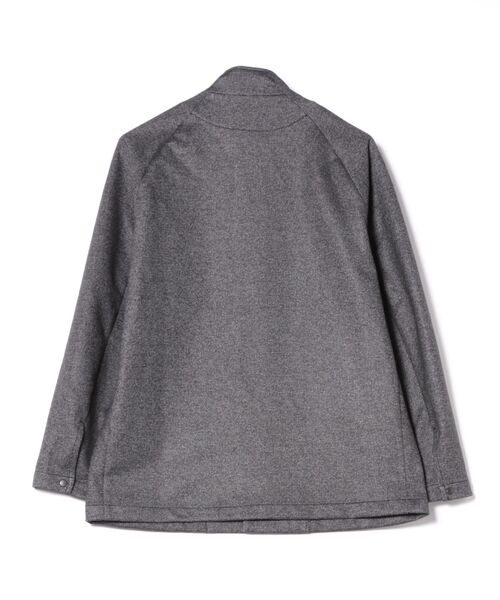 MEN'S MELROSE（メンズメルローズ）の「ダウンファブリックスタンドカラーブルゾン | 透湿 / 吸湿発熱 / ストレッチ（カバーオール・メンズ・ネイビー/チャコールグレー・2/3/4/5）」の3枚目の写真