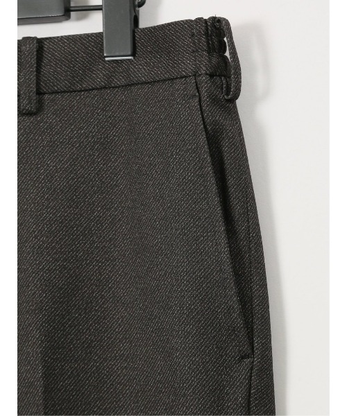 TAKA-Q(タカキュー)の「【ストレッチ イージーケア】タカキュー TechMove ノータック ビジネスパンツ カルゼ茶(セットアップ可能)(スーツパンツ・メンズ・ブラウン・MEDIUM/S/LARGE/X-LARGE/3L)」の5枚目の写真