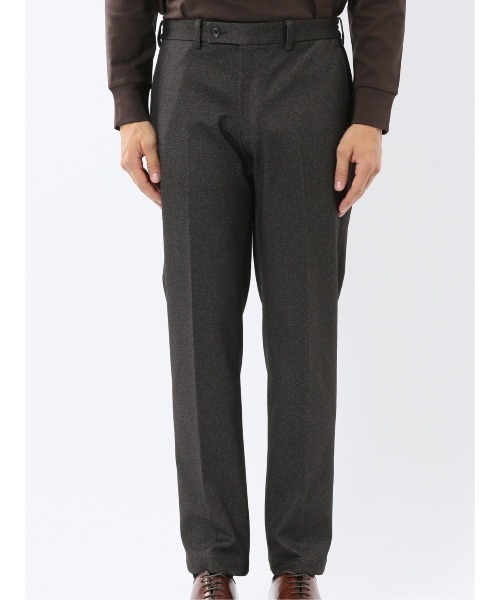 TAKA-Q(タカキュー)の「【ストレッチ イージーケア】タカキュー TechMove ノータック ビジネスパンツ カルゼ茶(セットアップ可能)(スーツパンツ・メンズ・ブラウン・MEDIUM/S/LARGE/X-LARGE/3L)」の10枚目の写真