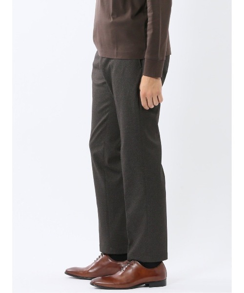 TAKA-Q(タカキュー)の「【ストレッチ イージーケア】タカキュー TechMove ノータック ビジネスパンツ カルゼ茶(セットアップ可能)(スーツパンツ・メンズ・ブラウン・MEDIUM/S/LARGE/X-LARGE/3L)」の15枚目の写真