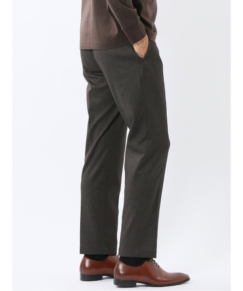 TAKA-Q(タカキュー)の「【ストレッチ イージーケア】タカキュー TechMove ノータック ビジネスパンツ カルゼ茶(セットアップ可能)(スーツパンツ・メンズ・ブラウン・MEDIUM/S/LARGE/X-LARGE/3L)」の17枚目の写真