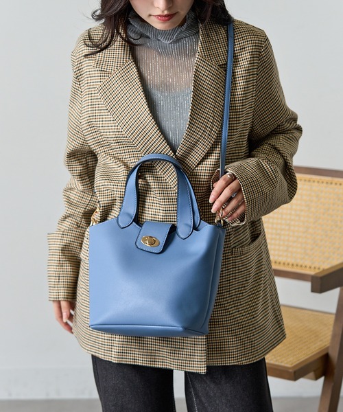 セール】【SETUP7】2Way合皮ツイストロックショルダー SNBD