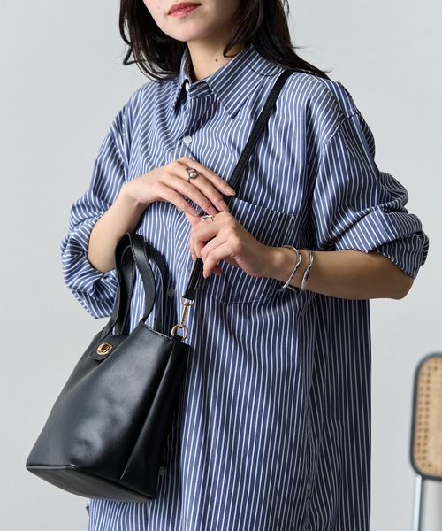 セール】【SETUP7】2Way合皮ツイストロックショルダー SNBD