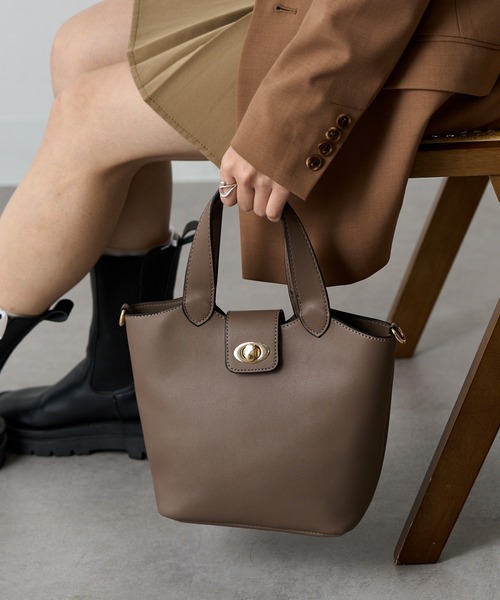 セール】【SETUP7】2Way合皮ツイストロックショルダー SNBD