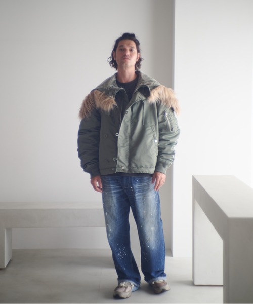 ADAM PATEK(アダムパテック)の「ADAMPATEK/washed riot nep selvedge denim/ヴィンテージ加工ワイドデニムパンツ(AP2528016)(デニムパンツ・レディース・ブルー・1/2/3)」の20枚目の写真