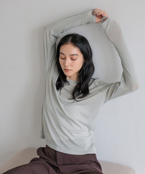 ナイロンシアータイトLS 606435（Tシャツ/カットソー）｜LOWRYS FARM