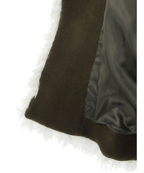 UN3D.（アンスリード）の「BOA MIX WAVE LINE CT / ボアミックスウェーブラインコート（その他アウター・レディース・ネイビー/ブラック/カーキ・36/38）」の6枚目の写真