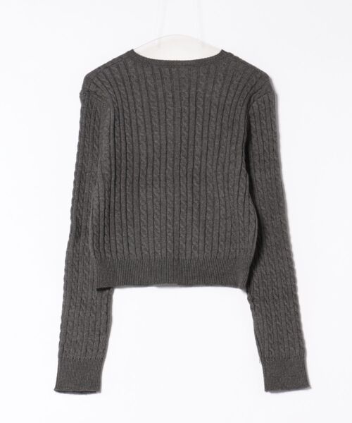 PHILLY(フィリー)の「ワンポイントケーブルカーディガン(カーディガン/ボレロ・レディース・アイボリー・FREE)」の19枚目の写真