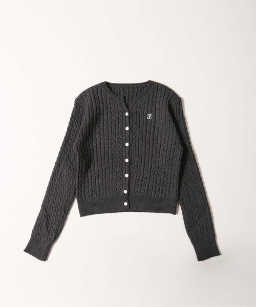 PHILLY(フィリー)の「ワンポイントケーブルカーディガン(カーディガン/ボレロ・レディース・アイボリー・FREE)」の13枚目の写真