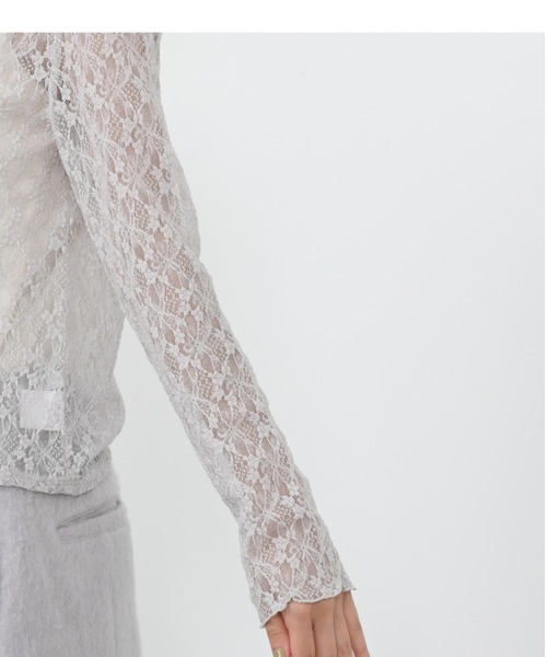 COHINA（コヒナ）の「ストレッチレースカットソー 【低身長・小柄女性