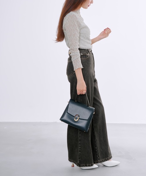 COHINA（コヒナ）の「ストレッチレースカットソー 【低身長・小柄女性