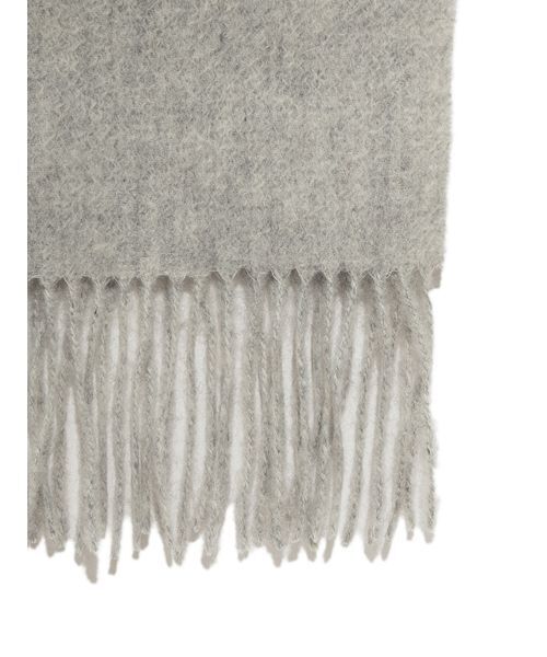 SNIDEL（スナイデル）の「カシミア混ロングリボンマフラー（マフラー・レディース・アイボリー/ライトグレー/レッド/イエロー・F）」の10枚目の写真