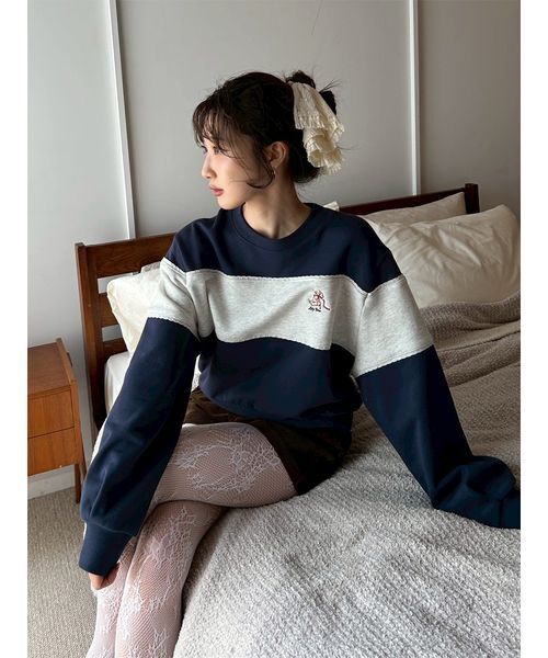 LILY BROWN（リリーブラウン）の「ハーフフリルシュシュ（シュシュ・レディース・チェック/アイボリー/ブラック・F）」の10枚目の写真