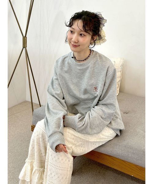 LILY BROWN（リリーブラウン）の「ハーフフリルシュシュ（シュシュ・レディース・チェック/アイボリー/ブラック・F）」の15枚目の写真