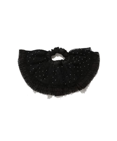 LILY BROWN（リリーブラウン）の「ハーフフリルシュシュ（シュシュ・レディース・チェック/アイボリー/ブラック・F）」の17枚目の写真