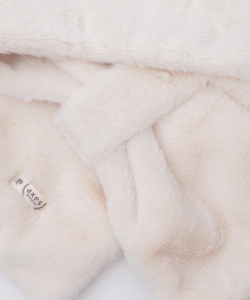 axes femme（アクシーズファム）の「アソートリボンティペット（マフラー・レディース・ブラック/サックスブルー/キナリ・FREE）」の18枚目の写真