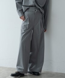 GALLEST | Timeless｜ベルテッドワイドパンツ【セットアップ対応】(その他パンツ)