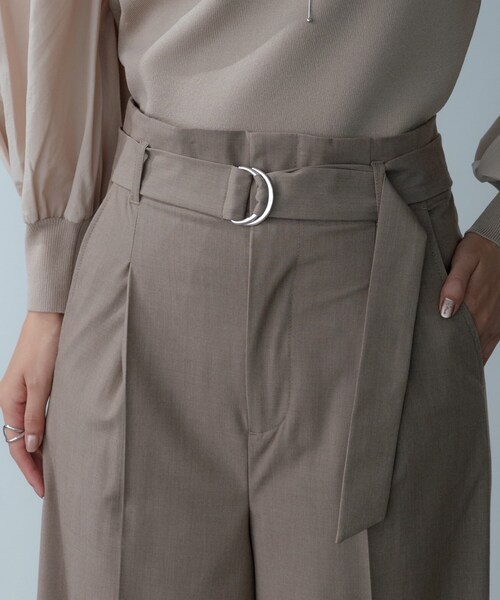 セール】Timeless｜ベルテッドワイドパンツ【セットアップ対応