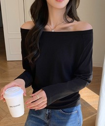 gossip！ロサンゼルス（ゴシップロサンゼルス）の「オフショルダー スウェットトップス（スウェット）」