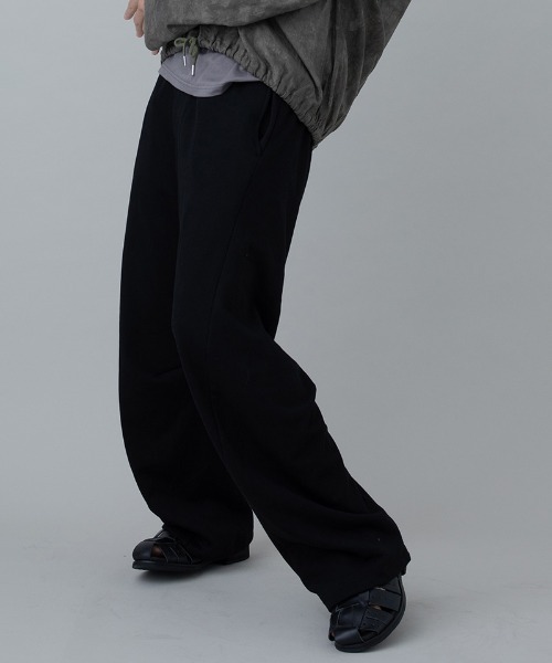 EGO TRIPPING（エゴトリッピング）の「mp14338-3DSWEATPANTS スウェットパンツ(626600)（スウェットパンツ・メンズ・杢グレー/ブラック/チャコール・33/31/29）」の2枚目の写真