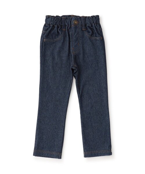 Ampersand（アンパサンド）の「【ジュニア対応】裏起毛ニットレギンス（その他パンツ・キッズ・ブルー/ブラック/ラベンダー/ネイビー・80/90/100/110/120/130/140）」の2枚目の写真