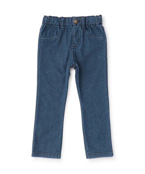 Ampersand（アンパサンド）の「【ジュニア対応】裏起毛ニットレギンス（その他パンツ・キッズ・ブルー/ブラック/ラベンダー/ネイビー・80/90/100/110/120/130/140）」の3枚目の写真