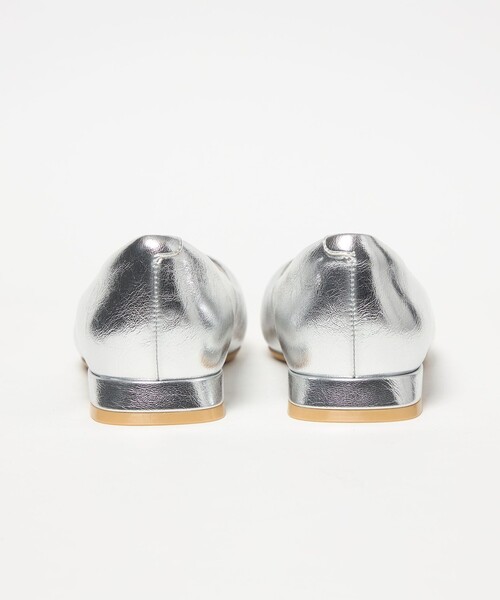 green label relaxing（グリーンレーベルリラクシング）の「クッショニーシューズ スクエアトゥ メタルチップ / フラットシューズ（その他シューズ・レディース・シルバー/ブラック/ベージュ・24cm/23.5cm/23cm/22.5cm/25cm/24.5cm）」の11枚目の写真