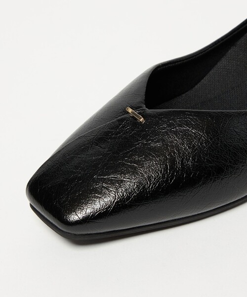 green label relaxing（グリーンレーベルリラクシング）の「クッショニーシューズ スクエアトゥ メタルチップ / フラットシューズ（その他シューズ・レディース・シルバー/ブラック/ベージュ・24cm/23.5cm/23cm/22.5cm/25cm/24.5cm）」の18枚目の写真