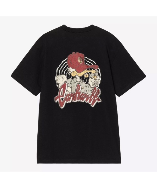Carhartt WIP(カーハートダブリューアイピー)の「Carhartt WIP S/S CHEDDA T-SHIRT(カーハートワークインプログレス ショートスリーブ チェッダ Tシャツ)(Tシャツ/カットソー・メンズ・ブラック系/レッド系・SMALL/MEDIUM/LARGE/X-LARGE)」の3枚目の写真