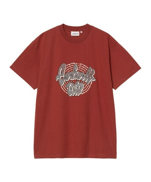 Carhartt WIP(カーハートダブリューアイピー)の「Carhartt WIP S/S CHEDDA T-SHIRT(カーハートワークインプログレス ショートスリーブ チェッダ Tシャツ)(Tシャツ/カットソー・メンズ・ブラック系/レッド系・SMALL/MEDIUM/LARGE/X-LARGE)」の4枚目の写真