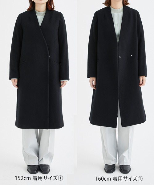 ブランド古着】ノーカラーコート（ノーカラーコート）｜UNITED TOKYO
