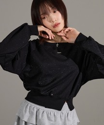 ラメスウェット
