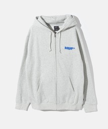 HUF ALL CAPS F/Z HOODIE ハフ オールキャップス フルジップ パーカー