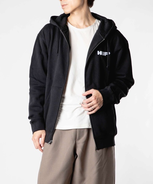 セール】HUF ALL CAPS F/Z HOODIE ハフ オールキャップス フルジップ