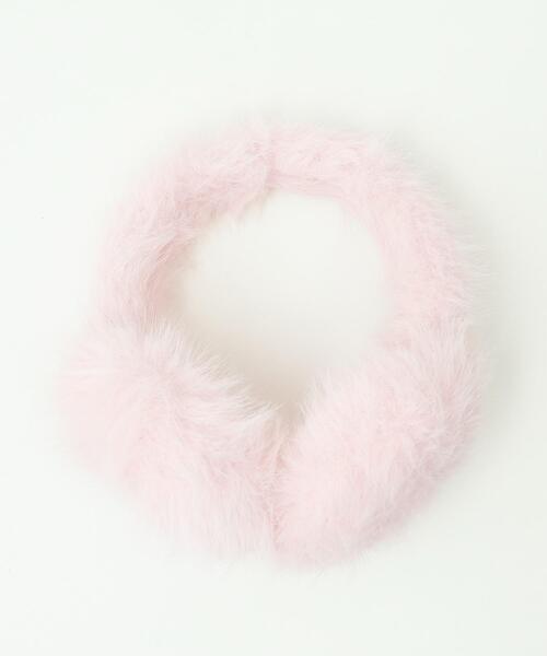 WEGO(ウィゴー)の「WEGO/カラーファーイヤーマフ(イヤーマフ・レディース・ライトピンク/ホワイト/ブラック・FREE)」の12枚目の写真