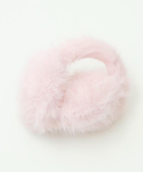 WEGO(ウィゴー)の「WEGO/カラーファーイヤーマフ(イヤーマフ・レディース・ライトピンク/ホワイト/ブラック・FREE)」の6枚目の写真