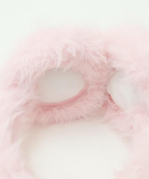 WEGO(ウィゴー)の「WEGO/カラーファーイヤーマフ(イヤーマフ・レディース・ライトピンク/ホワイト/ブラック・FREE)」の7枚目の写真