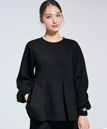 coca（coca） | ソフトスウェットタックフレアトップス(スウェット)