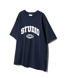 スタジオアーチロゴTシャツ_ネイビー