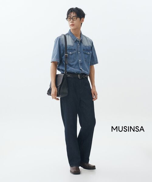 DNSR(ディーエヌエスアール)の「ウェスタンハーフデニムシャツブルー(シャツ/ブラウス・メンズ・その他・MEDIUM/LARGE/X-LARGE)」の14枚目の写真