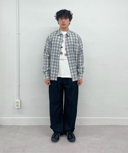 Millo Archive（ミロ アーカイブ）の「スクロールスクエアTシャツ[チャコールグレー]（Tシャツ/カットソー・メンズ・その他・MEDIUM/LARGE/X-LARGE）」の10枚目の写真