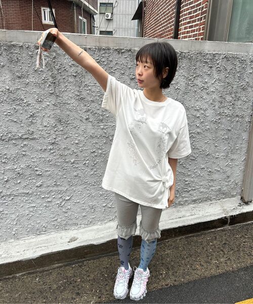TYPESERVICE（タイプサービス）の「Mixed Bloom Tights [Blue]（タイツ/ストッキング・レディース・その他・FREE）」の8枚目の写真