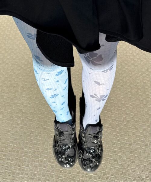 TYPESERVICE（タイプサービス）の「Mixed Bloom Tights [Blue]（タイツ/ストッキング・レディース・その他・FREE）」の11枚目の写真