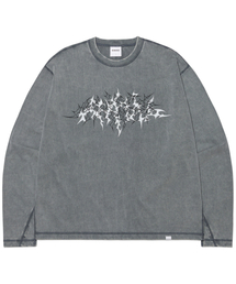 BEHEMOTH LONG SLEEVE TEE - WASHED GRAY